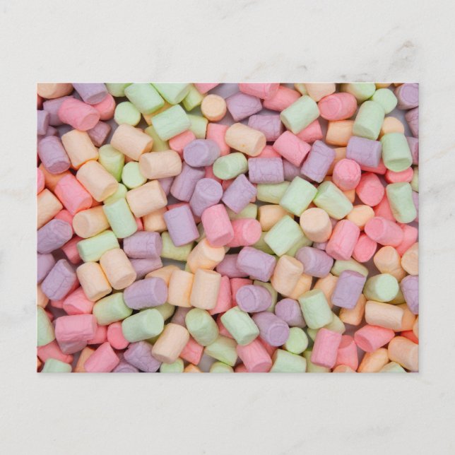 Marshmellows Postkarte (Vorderseite)