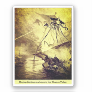 Marsianer, die Wärme abgeben Aufkleber