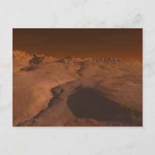 Marslandschaft Postkarte