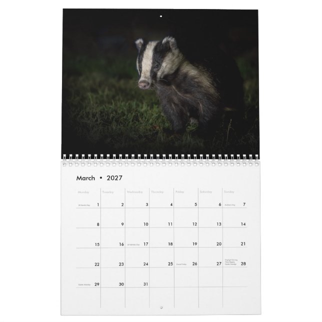 Mart R Porter 2021 Kalender (Mär 2027)