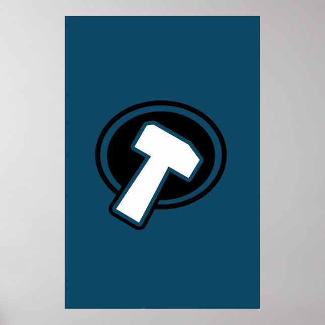 Marteau bleu - Poster (Devant)