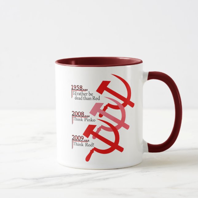 Marteau Russe Et Faucille Emblème Mug (Droite)