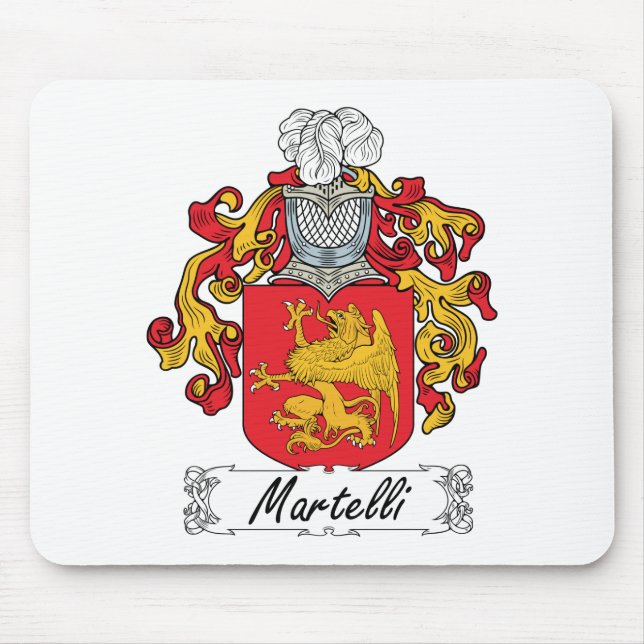 Martelli Familienwappen Mousepad (Vorne)