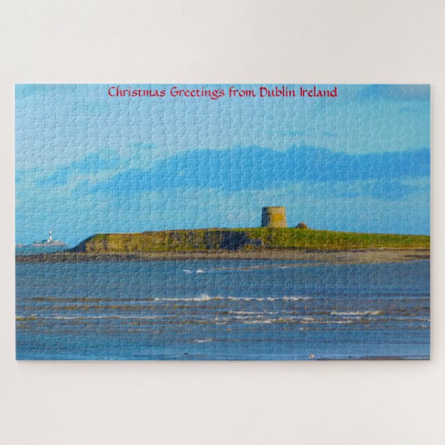 Martello Tower Dublin Irland. Jigsaw Puzzle (Horizontal)