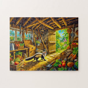 Marten Erkundung der alten Hülle