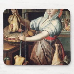 Martha, die Abendessen für Jesus vorbereitet Mousepad