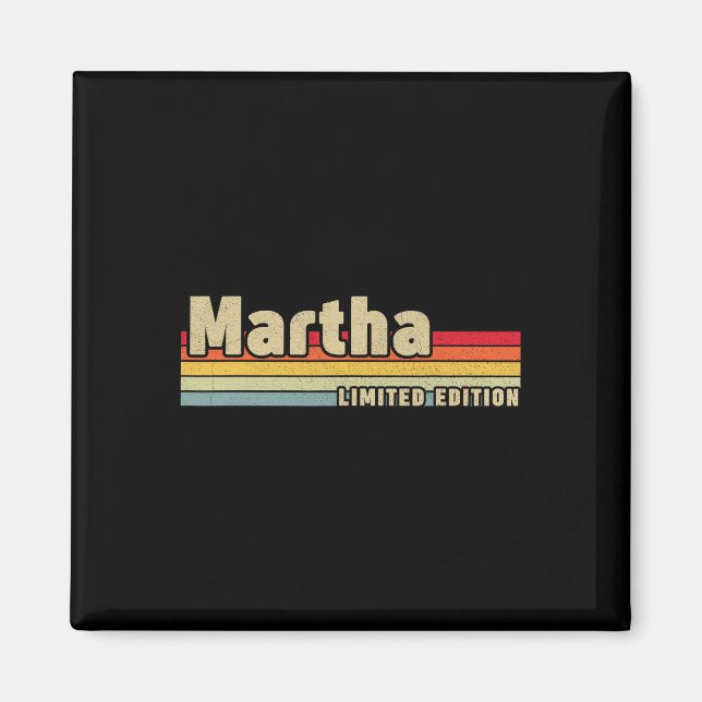 Martha Geschenk Name Personalisiert Geburtstag Spa Magnet (Vorne)