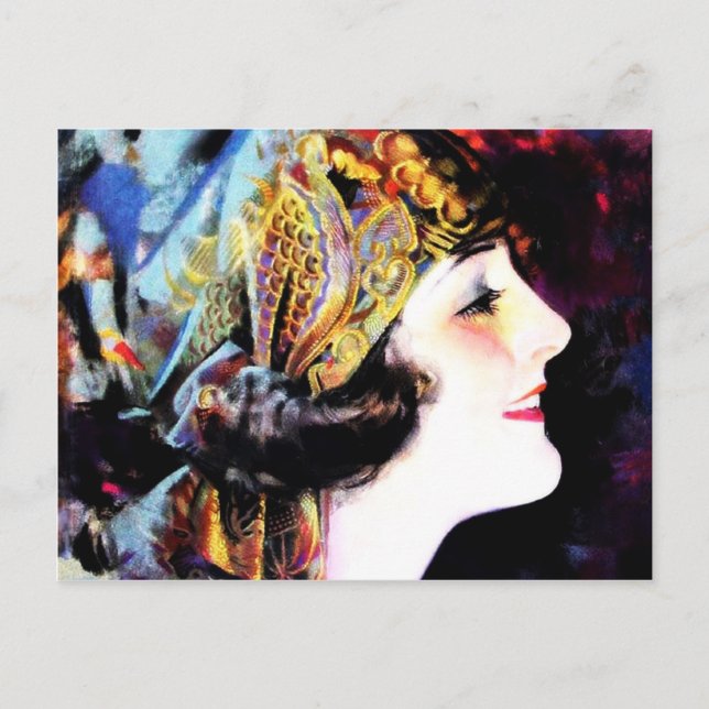 Martha Mansfield, eine leise Filmlegende Postkarte (Vorderseite)
