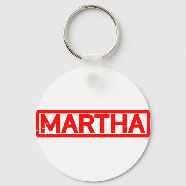 Martha Stamp Schlüsselanhänger (Vorderseite)