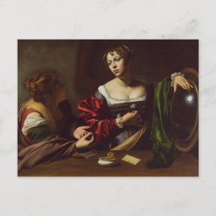 Martha und Maria Magdalena von Caravaggio Postkarte