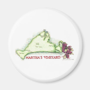 Martha-Weinberg-Insel-Magnet Magnet