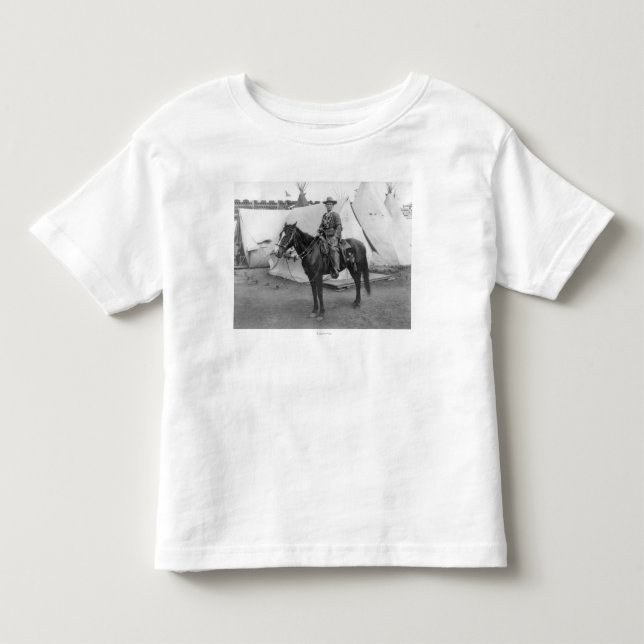 Martha zitronengelbes "Calamity Jane" zu Pferd Kleinkind T-shirt (Vorderseite)