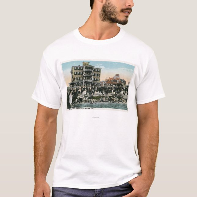Martha's Vineyard, Ansicht der Seeansicht-Allee T-Shirt (Vorderseite)