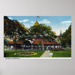 Martha's Vineyard, Ansicht des Methodisten Poster