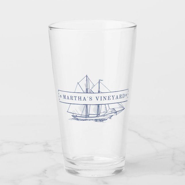 Martha's Vineyard Glass Cup Glas (Vorderseite)