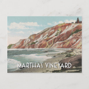 Martha's Vineyard im Vintage-Stil Postkarte