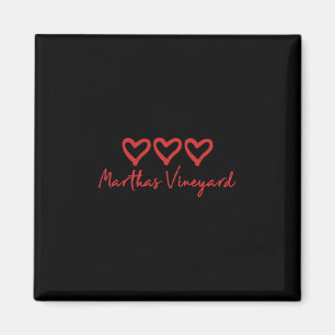 Marthas Vineyard Liebesherz Liebt Strandurlaub C Magnet
