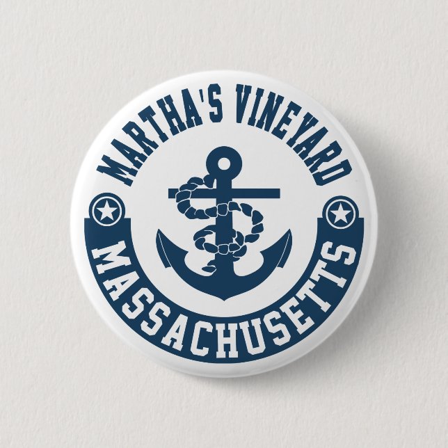 Martha's Vineyard Massachusetts Button (Vorderseite)