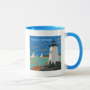 Martha's Vineyard, Massachusetts   Leuchtturm Tasse