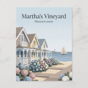 Martha's Vineyard, Massachusetts Postkarte