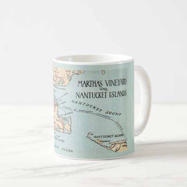 Marthas Vineyard Nantucket Tasse (VorderseiteRechts)