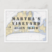Martha's Vineyard Nautical Latitude Longitude