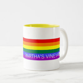 Martha's Vineyard Rainbow Tasse