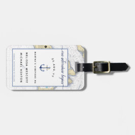 Martha's Vineyard Save the Date Hochzeit Gepäckanhänger