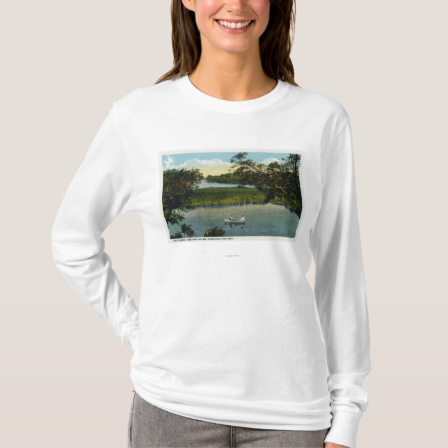 Martha's Vineyard, See Tashmoo Szene T-Shirt (Vorderseite)