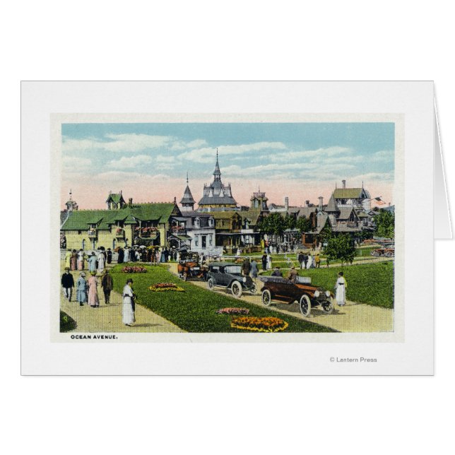 Martha's Vineyard, View of Ocean Avenue (Vorderseite (Horizontal))