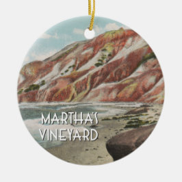 Martha's Vineyard Vintag Keramik Ornament