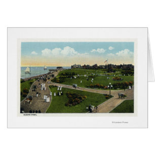 Martha's Vineyard, vue aérienne de parc d'océan