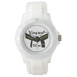 Martial Arts 1. Degree Black Belt Armbanduhr