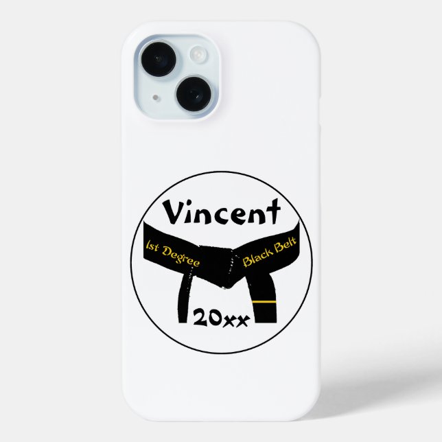 Martial Arts 1. Degree Black Belt Case-Mate iPhone Hülle (Rückseite)