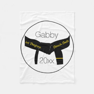 Martial Arts 1. Degree Black Belt Fleecedecke