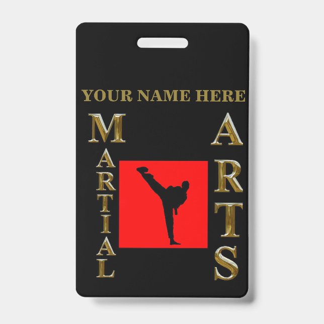 MARTIAL ARTS AUSWEIS (Vorderseite)