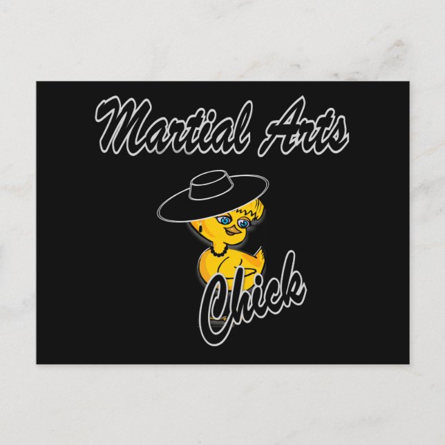 Martial Arts Chick #4 Postkarte (Vorderseite)