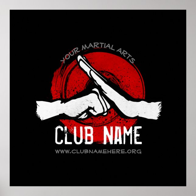 Martial Arts Club Poster (Vorne)