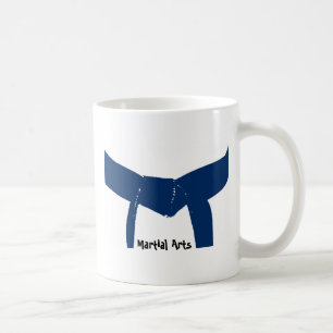 Martial Arts Dark Blue Belt Kaffeetasse