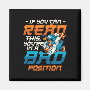 Martial Arts Fighter Judo Karate Brasilianischer J Magnet
