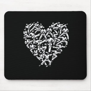 Martial Arts for Karate Fighter - Herz für Karate Mousepad