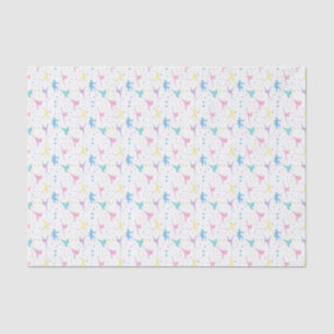 Martial Arts Karate Abstrakt Stars Glitzern Seidenpapier