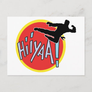 Martial Arts Karate Kid Postkarte
