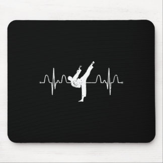 Martial Arts Karateist Heartbeat Comt Sport Athlet Mousepad
