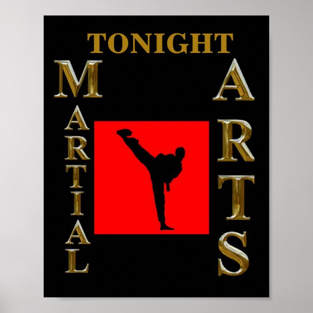 MARTIAL ARTS POSTER (Vorne)