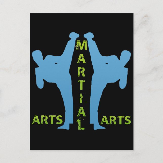 MARTIAL ARTS POSTKARTE (Vorderseite)