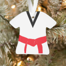 Martial Arts Red Belt Uniforme