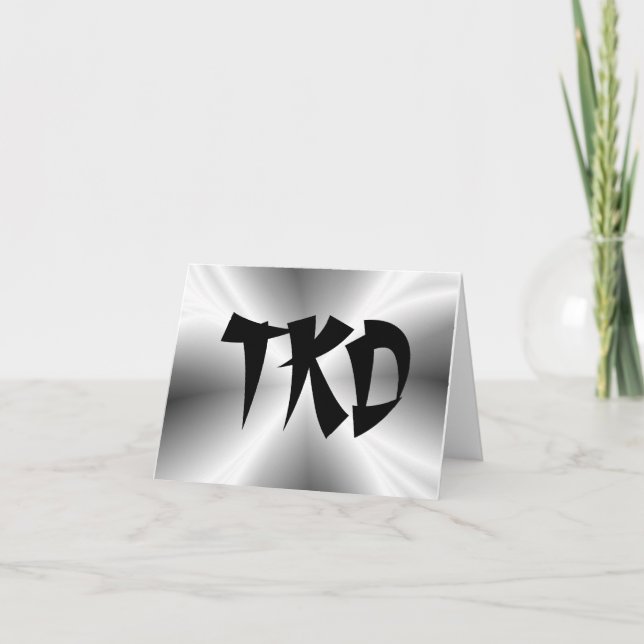 Martial Arts Silver TKD Karte (Vorderseite)