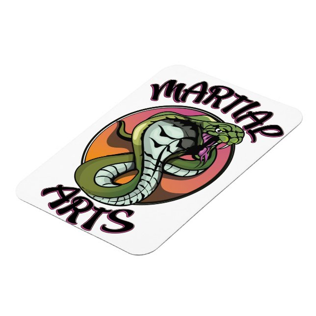 Martial Arts Snake Magnet (Linke Seite)