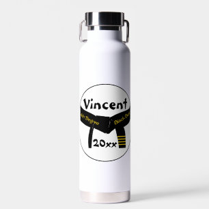 Martial Arts Vierte Stufe Schwarzer Gürtel Trinkflasche